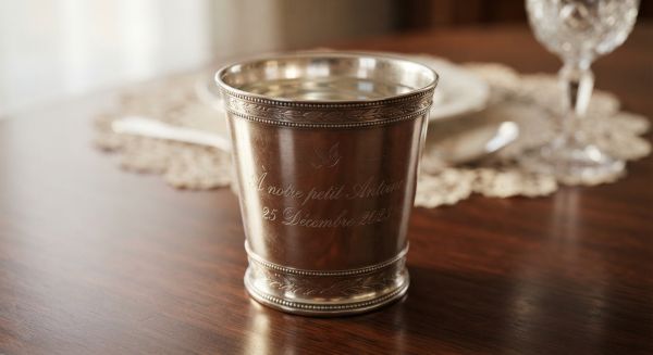 Quelles sont les caractéristiques d'une timbale en argent?